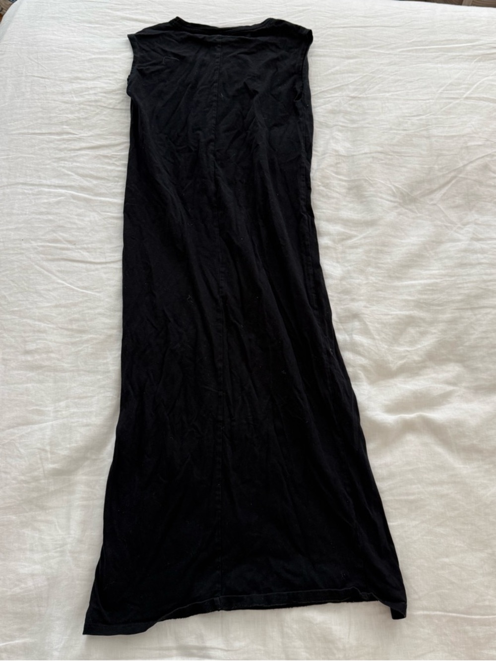 Old Navy Black Sleeveless Midi Dress - Picture 5 of 6